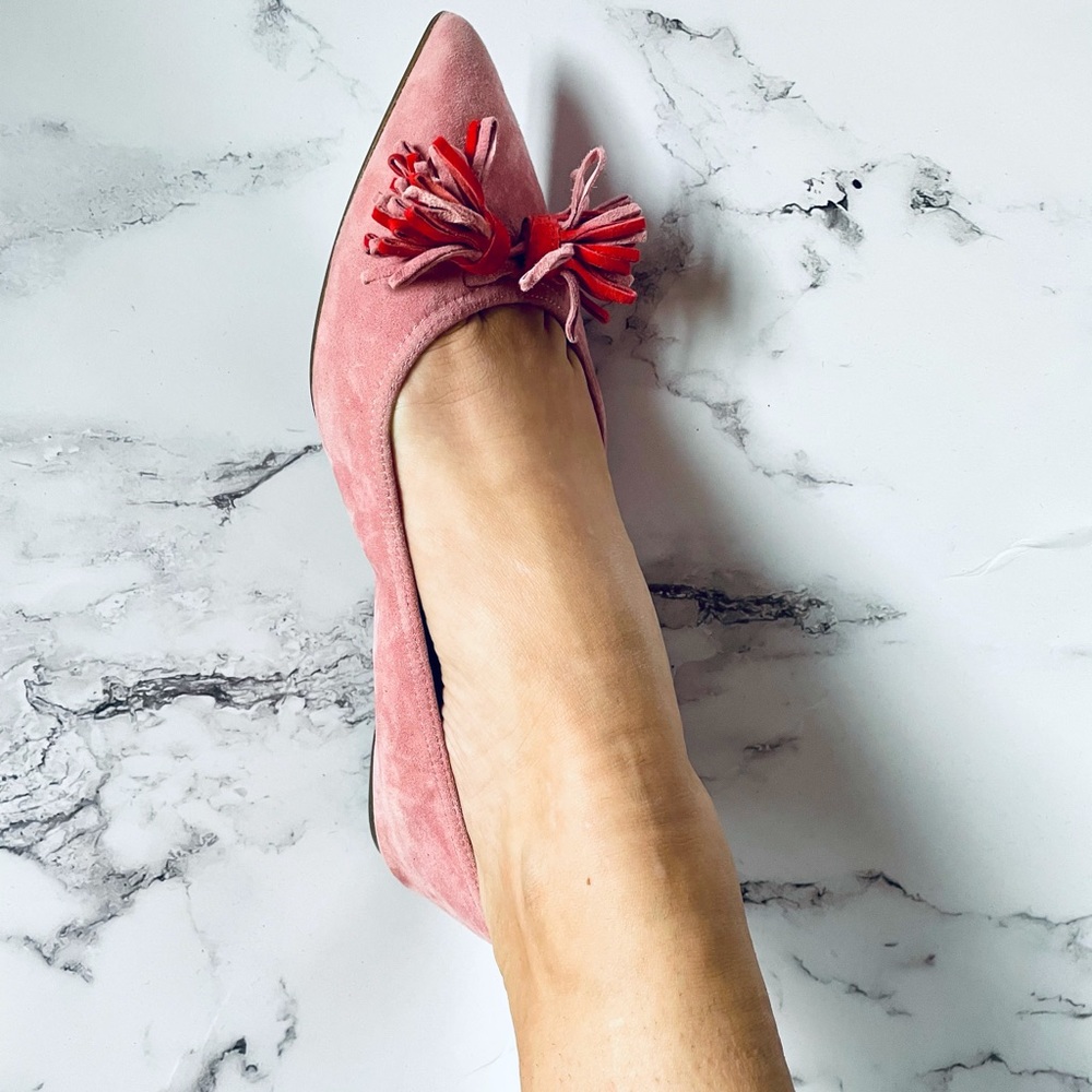 NEW WOMEN'S J CREW LOTTIE TASSEL BALLET